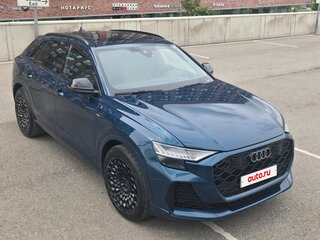 2021 Audi Q8 55 TFSI I (4M), синий, 6900000 рублей, вид 3
