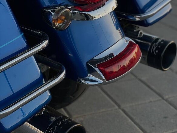 2009 Harley-Davidson Electra Glide, синий, 700000 рублей - вид 14