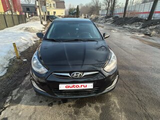 2014 Hyundai Solaris I, чёрный, 720000 рублей, вид 1