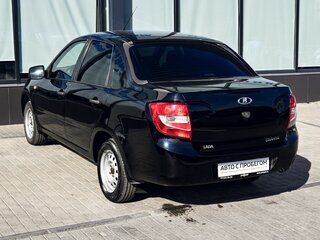 2013 Lada (ВАЗ) Granta I, чёрный, 450000 рублей, вид 3