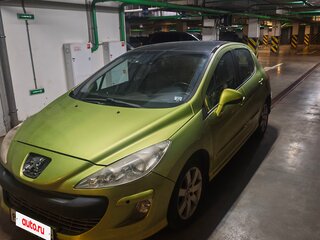 2008 Peugeot 308 I, жёлтый, 300000 рублей, вид 1