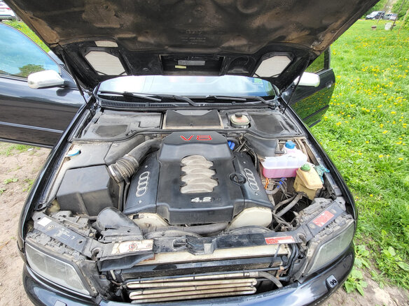 1998 Audi S8 I (D2), чёрный, 1300000 рублей - вид 13