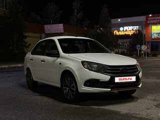 2019 Lada (ВАЗ) Granta I Рестайлинг, белый, 400000 рублей, вид 3