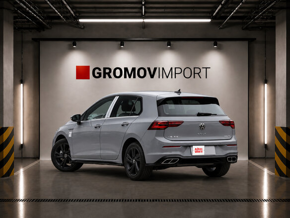2021 Volkswagen Golf VIII, серый - вид 3