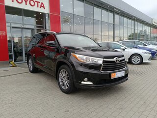 2014 Toyota Highlander III (XU50), чёрный, 2512000 рублей, вид 3