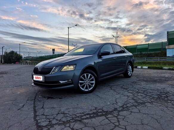 2019 Skoda Octavia III (A7) Рестайлинг, серый - вид 6