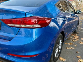 2017 Hyundai Elantra VI (AD), синий, 1515000 рублей, вид 4