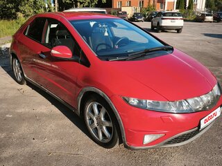 2007 Honda Civic VIII, красный, 590000 рублей, вид 2
