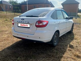 2015 Lada (ВАЗ) Granta I, белый, 480000 рублей, вид 4