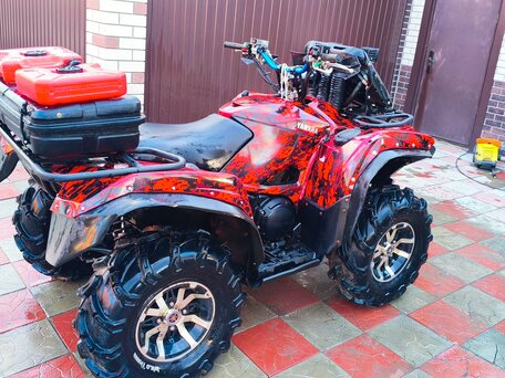 2016 Yamaha Grizzly 700, красный, 1000000 рублей, вид 4