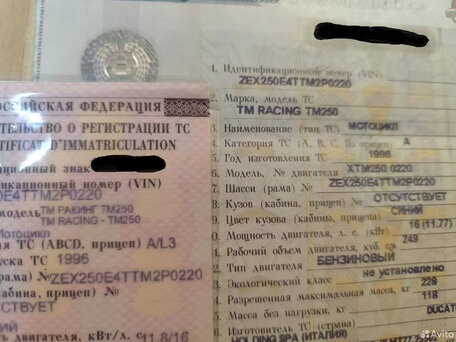 1996 TM Racing EN 250, синий, 170000 рублей, вид 3