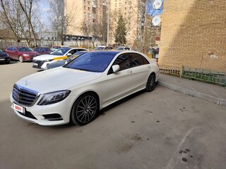 2014 Mercedes-Benz S-Класс 500 Long VI (W222, C217), белый, 3200000 рублей, вид 1