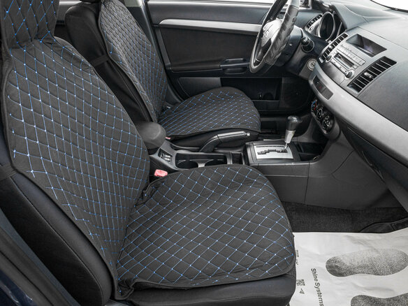 2007 Mitsubishi Lancer X, синий - вид 21