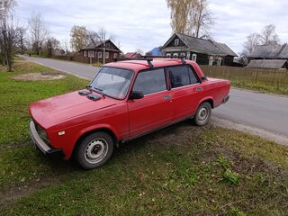 1995 Lada (ВАЗ) 2105, красный, 50000 рублей, вид 1