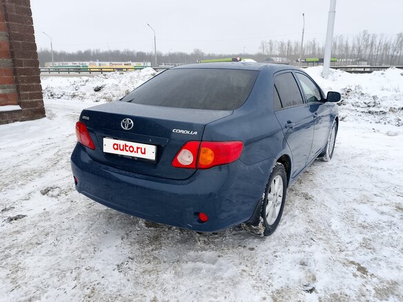 2008 Toyota Corolla X (E140, E150), синий, 1100000 рублей - вид 3