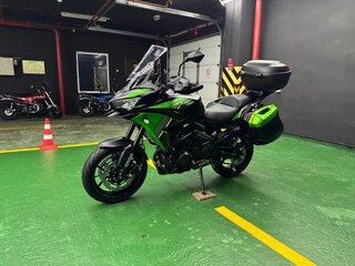 2022 Kawasaki Versys 650, зелёный, 975000 рублей, вид 4