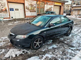 2008 Mazda 3 I (BK) Рестайлинг, чёрный, 450000 рублей, вид 1