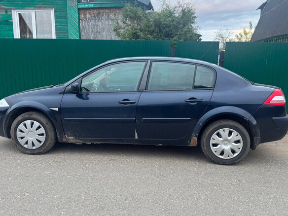 2007 Renault Megane II Рестайлинг, синий, 350000 рублей - вид 6