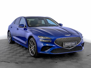 2022 Genesis G70 I Рестайлинг, синий, 3000000 рублей, вид 3