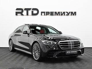 2020 Mercedes-Benz S-Класс 450 Long 4MATIC VII (W223), чёрный, 8190000 рублей, вид 3