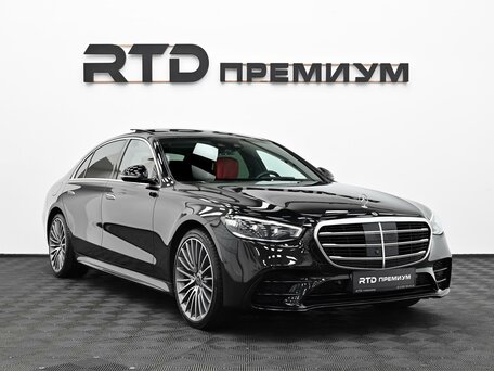 2020 Mercedes-Benz S-Класс 450 Long 4MATIC VII (W223), чёрный, 7990000 рублей, вид 3