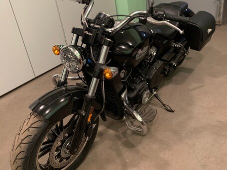 2022 Indian Scout, чёрный, 1750000 рублей, вид 1