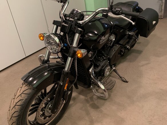 2022 Indian Scout, чёрный, 1750000 рублей