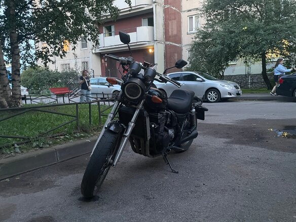 1995 Kawasaki ZL400 Eliminator, чёрный, 280000 рублей - вид 1