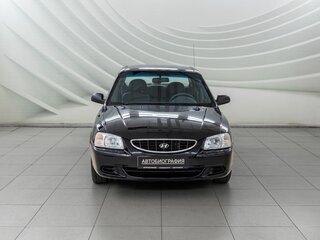 2008 Hyundai Accent ТагАЗ II, чёрный, 364000 рублей, вид 2