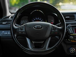 2014 Kia Rio 6-speed III, коричневый, 811000 рублей, вид 5