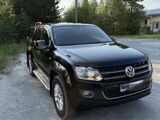 2013 Volkswagen Amarok Double Cab full-time I, чёрный, 1850000 рублей, вид 3