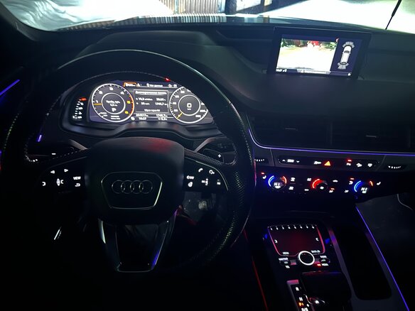 2015 Audi Q7 II (4M), чёрный, 3600000 рублей - вид 14