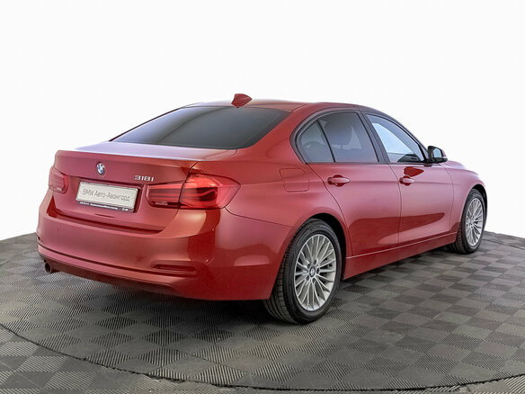2016 BMW 3 серии 318i VI (F3x) Рестайлинг, красный - вид 4