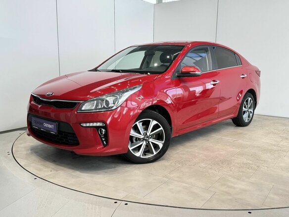 2019 Kia Rio IV, красный, 1710000 рублей