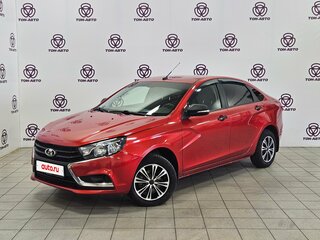 2018 Lada (ВАЗ) Vesta I, красный, 795000 рублей, вид 1