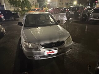 2007 Hyundai Accent ТагАЗ II, серебристый, 248000 рублей, вид 1