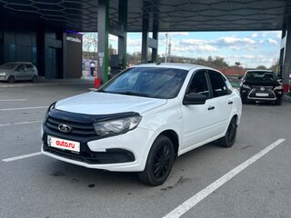 2019 Lada (ВАЗ) Granta I Рестайлинг, белый, 425000 рублей, вид 1
