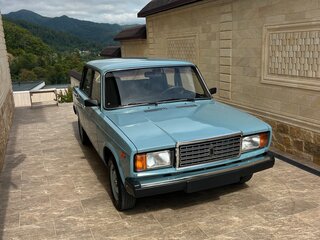 1988 Lada (ВАЗ) 2107, синий, 110000 рублей, вид 2