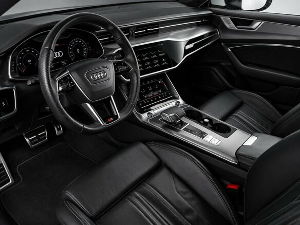 2021 Audi A6 45 TFSI V (C8), белый, 3609000 рублей - вид 9