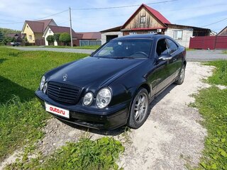 2000 Mercedes-Benz CLK-Класс 230 I (W208) Рестайлинг, чёрный, 500000 рублей, вид 2