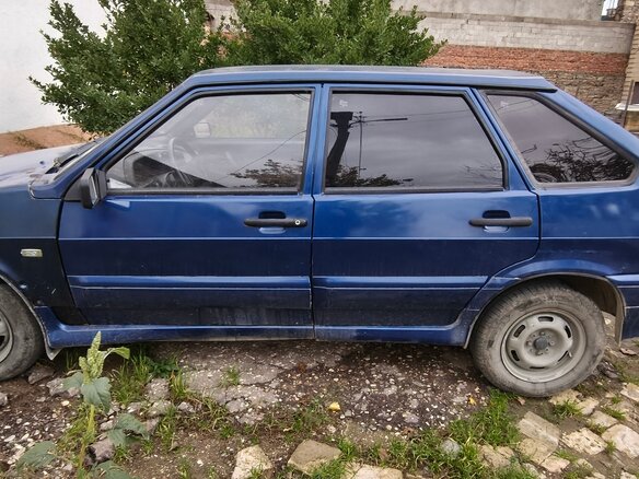 2005 Lada (ВАЗ) 2114, синий, 90000 рублей - вид 4