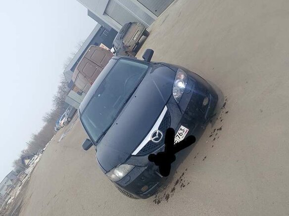 2006 Mazda 3 I (BK) Рестайлинг, чёрный, 620000 рублей - вид 1