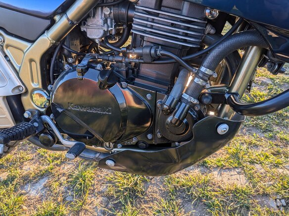 2007 Kawasaki KLE 500, синий, 370000 рублей - вид 14