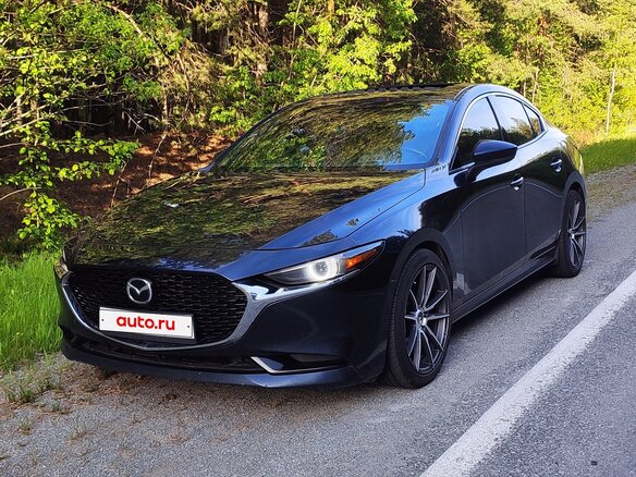 2019 Mazda 3 IV (BP), синий, 2250000 рублей - вид 2