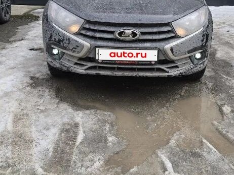 2023 Lada (ВАЗ) Granta I Рестайлинг, чёрный - вид 1