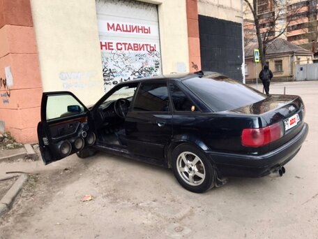 1992 Audi 80 V (B4), чёрный, 217000 рублей, вид 2