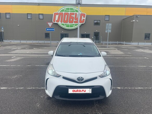 2016 Toyota Prius v (+) I Рестайлинг (ZVW40/41), белый - вид 18