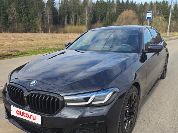 2020 BMW 5 серии 530i VII (G30/G31/G38) Рестайлинг, синий, 4700000 рублей - вид 1
