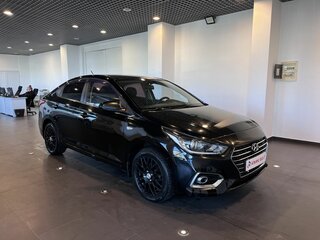 2017 Hyundai Solaris II, чёрный, 1166000 рублей, вид 1