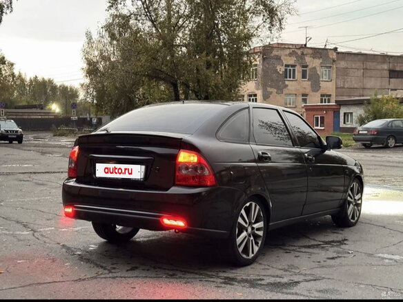 2010 Lada (ВАЗ) Priora I, чёрный - вид 9